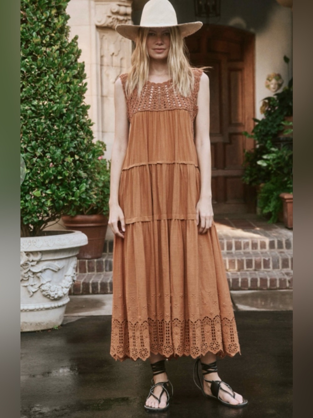 The Great - The Soleil Dress in Canyon.